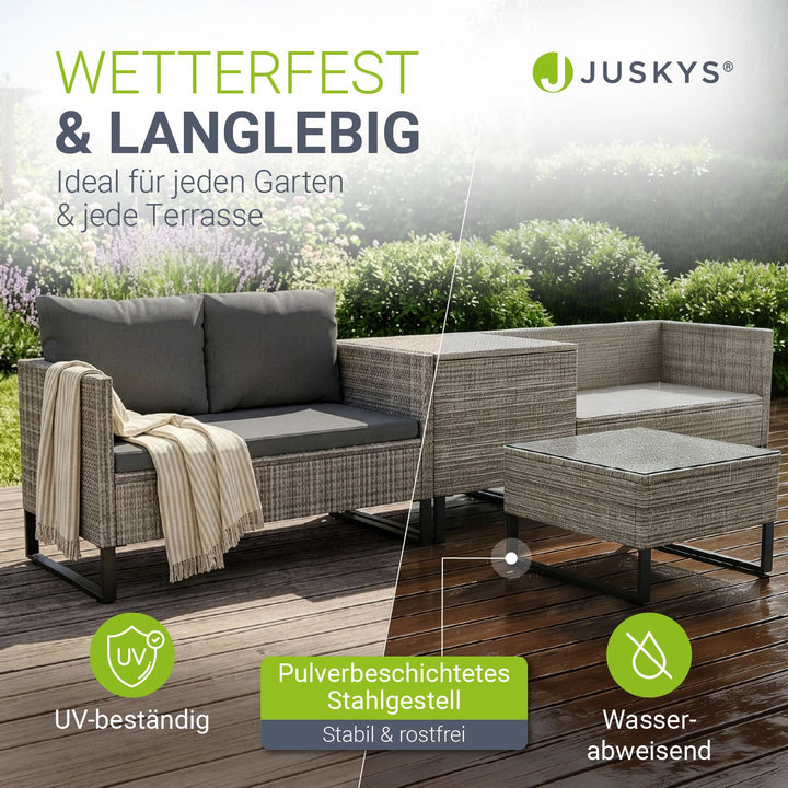 Gartenlounge für 4 Personen Santorini
