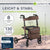 Aluminium Rollator Vital mit Sitz
