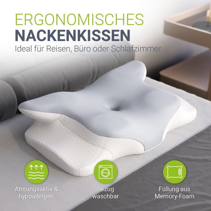 Nackenkissen orthopdisch aus Memory Foam Nackenkissen orthopdisch aus Memory Foam