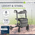 Aluminium Rollator Vital mit Sitz