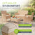 Polyrattan Sitzgruppe Fort Myers