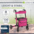 Aluminium Rollator Vital mit Sitz