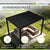 Lamellendach Tahiti 3 x 4 m inkl. 1x Seitenwand 4 m