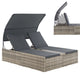 Polyrattan Doppelliege Syros