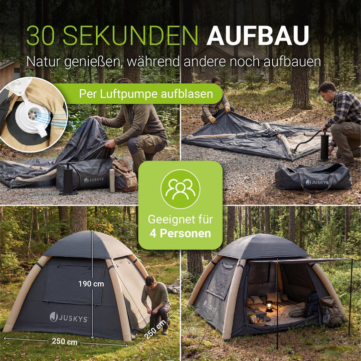 campingzelt luft Campingzelt aufblasbar EasyFlow