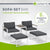 Sofa Gartenmöbel Set Bari