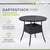 Runder Polyrattan Gartentisch Yoro