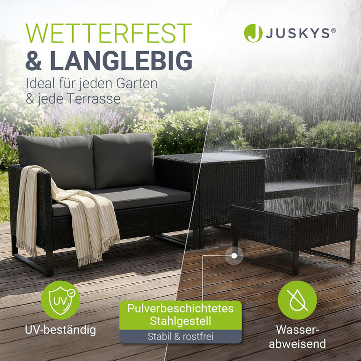 Gartenlounge für 4 Personen Santorini