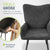 Ohrensessel mit optionalem Hocker Odense