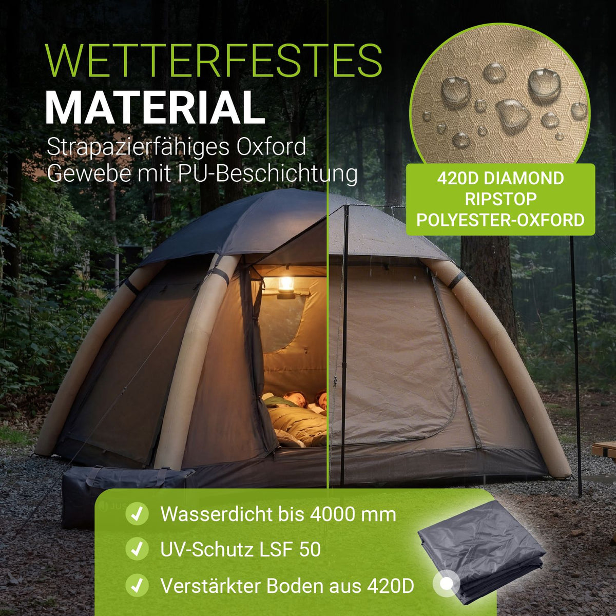 Campingzelt aufblasbar EasyFlow