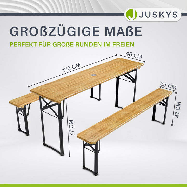 Bierzeltgarnitur Bichl 170 cm