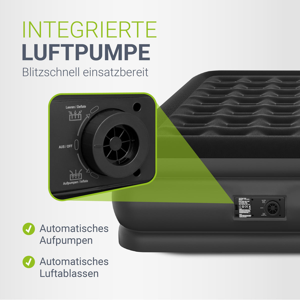 Selbstaufblasende Luftmatratze Sapri