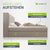 Boxspringbett Detroit - Chenille-Stoff