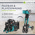 Aluminium Rollator Vital mit Sitz