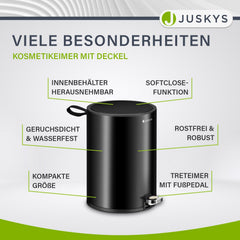 Kosmetikeimer mit Deckel
