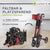 Aluminium Rollator Vital mit Sitz