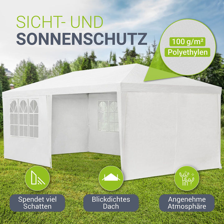 party tent 3x6 anleitung action Partyzelt 3x6 m