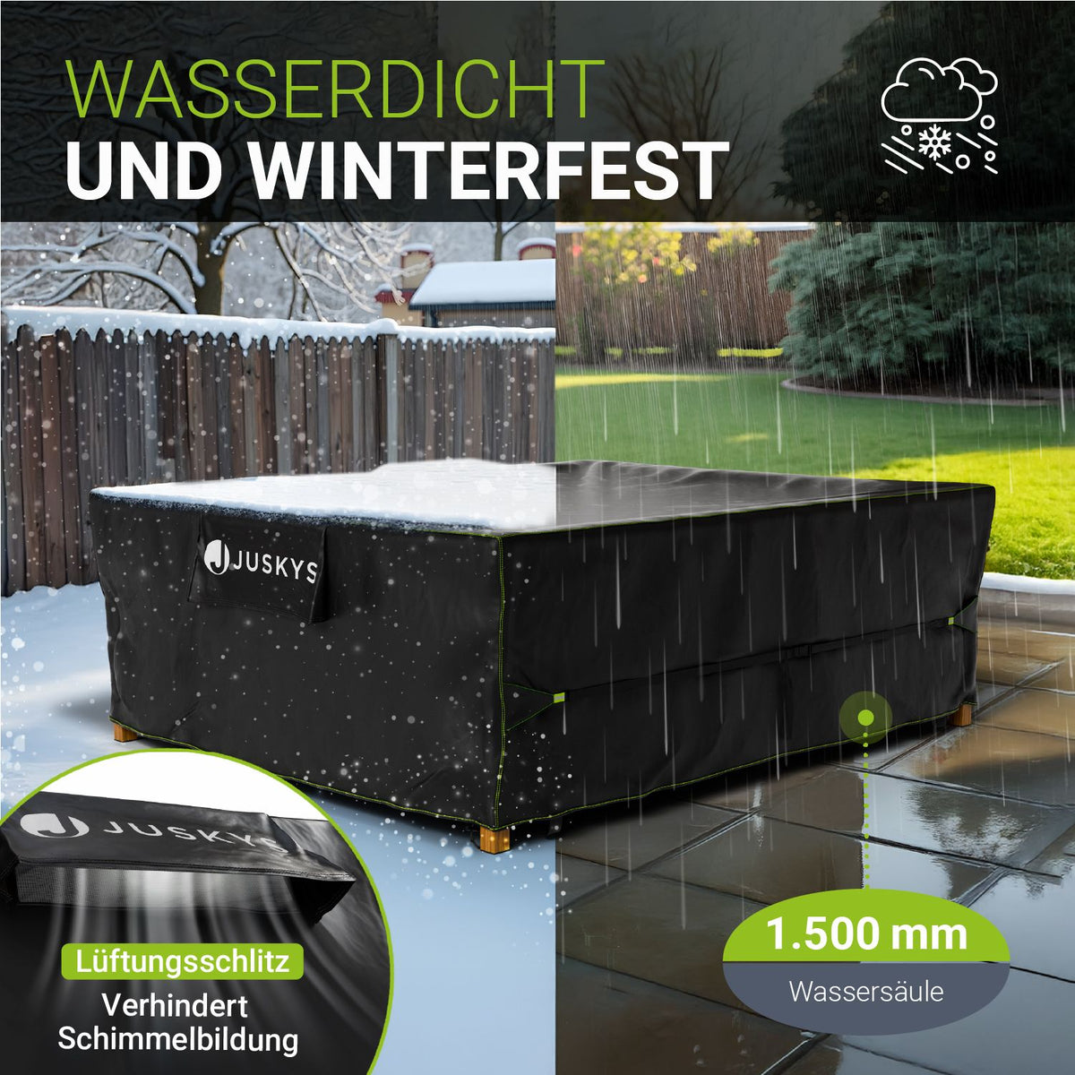 Abdeckplane Gartenmöbel verschiedene Größen