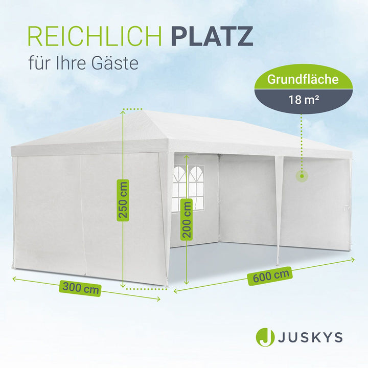 anleitung zelt 3x6 Partyzelt 3x6 m