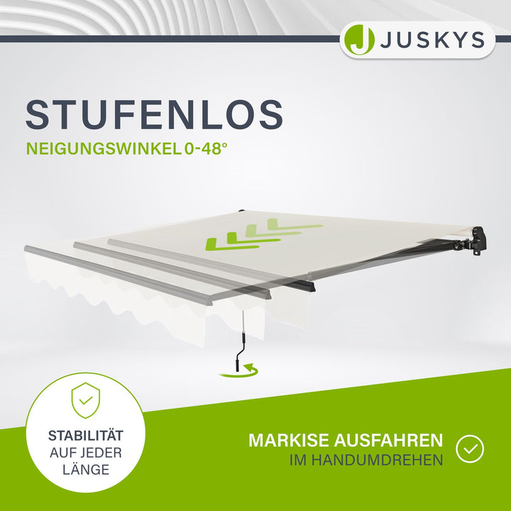 markise neigungswinkel einstellen anleitung Gelenkarmmarkise günstig kaufen für Terrasse & Balkon