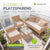 Polyrattan Sitzgruppe Fort Myers