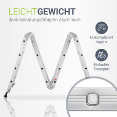 Aluminium Multifunktionsleiter
