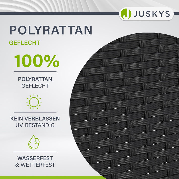 Runder Polyrattan Gartentisch Yoro
