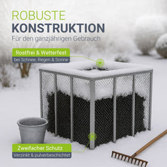 Metall Komposter für Gartenabfälle