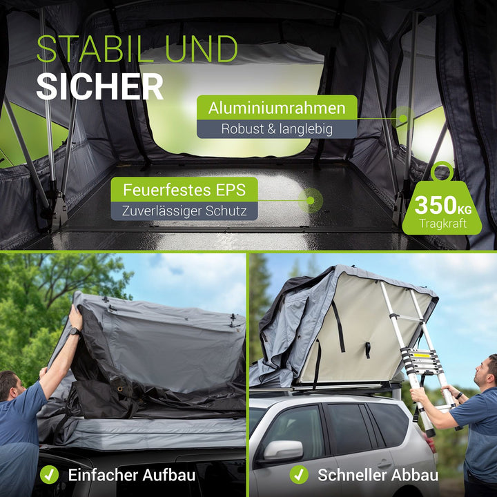 Dachzelt Lago für 2-3 Personen