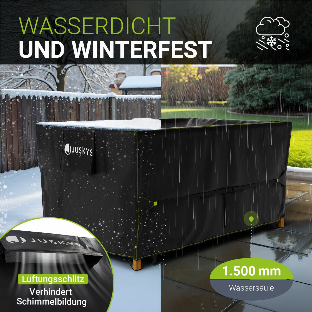 Abdeckplane Gartenmöbel verschiedene Größen