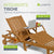 Gartenliege klappbar SunScape