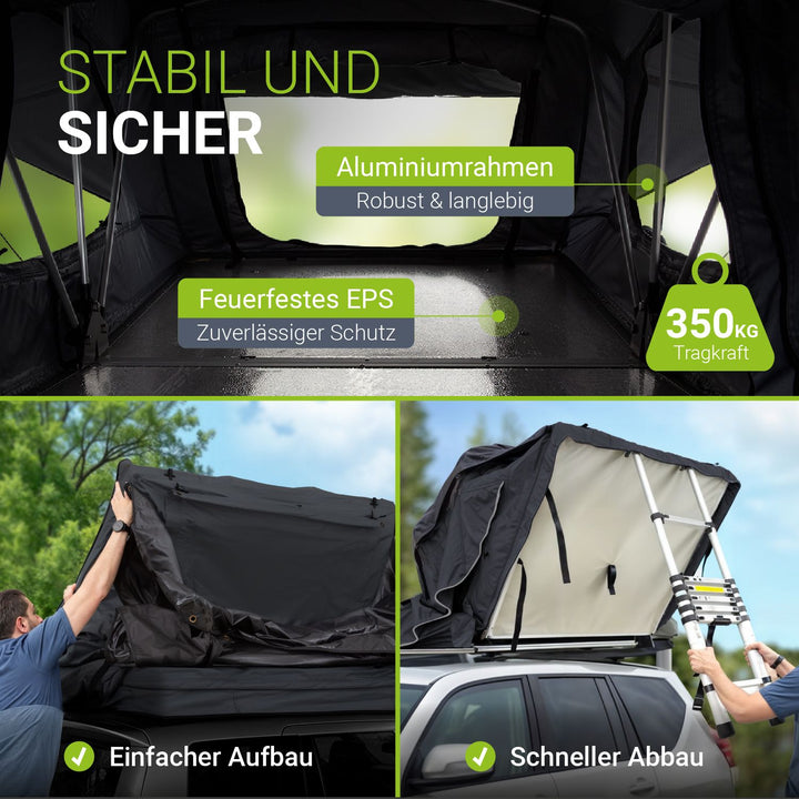 Dachzelt Lago für 2-3 Personen