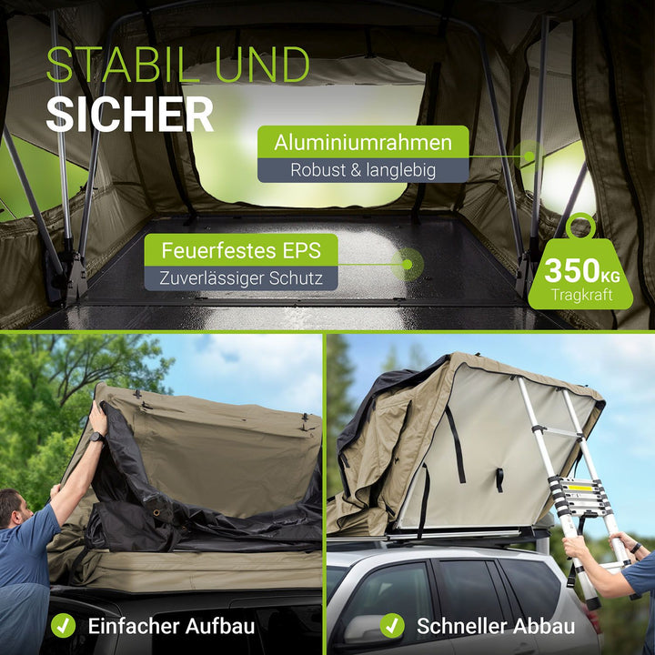 Dachzelt Lago für 2-3 Personen