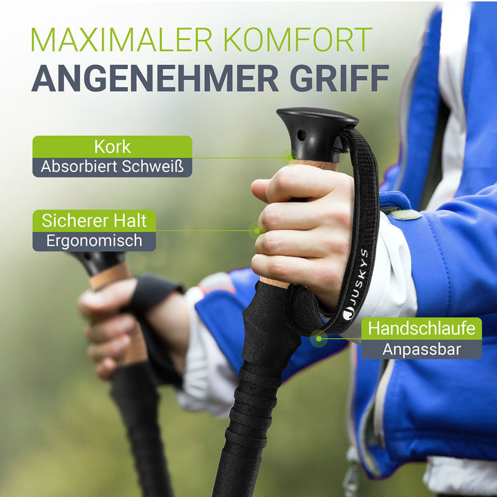 handschuhe für wanderstöcke Nordic Walking Wanderstöcke mit Zubehör