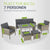 Rattan Sitzgruppe Turin