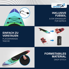 Stand Up Paddling Board - Komplett Set