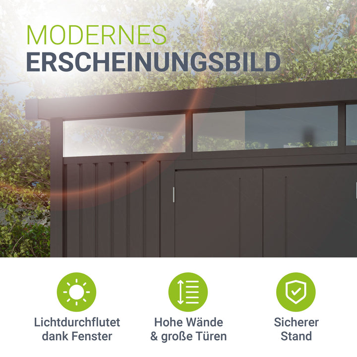 Metall Gerätehaus Luzern Pro