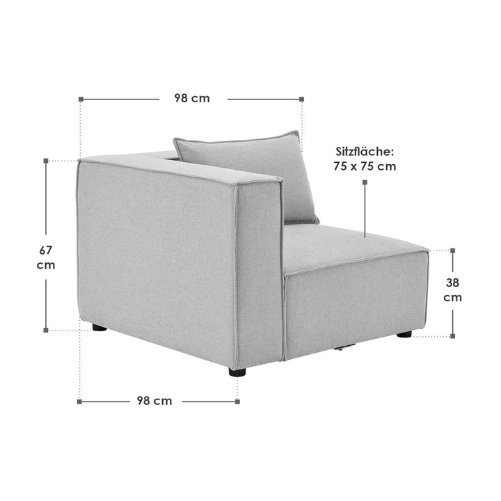 Modulares Sofa Domas - Variantenauswahl