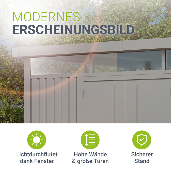 Metall Gerätehaus Luzern Pro