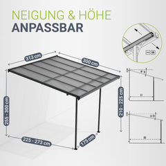 Terrassenüberdachung Borneo