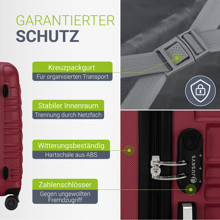 Hartschalen Kofferset Rom
