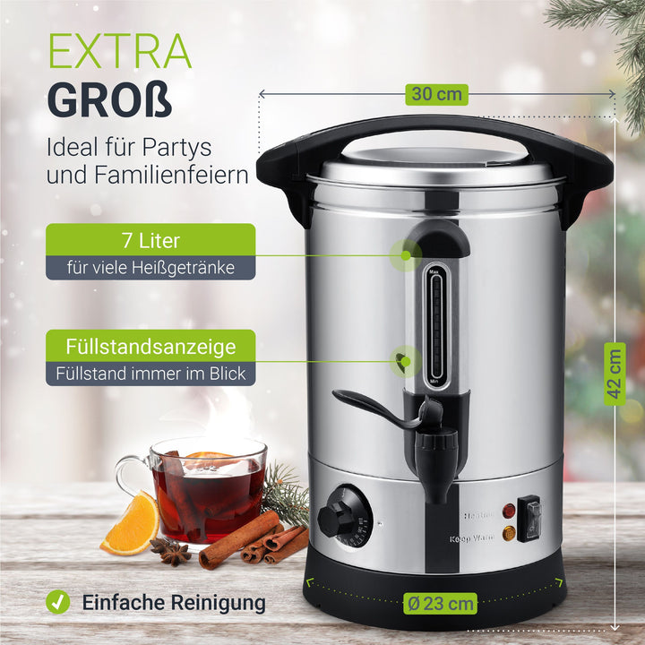 Glühweinkocher 10 Liter oder 7 Liter Teramo