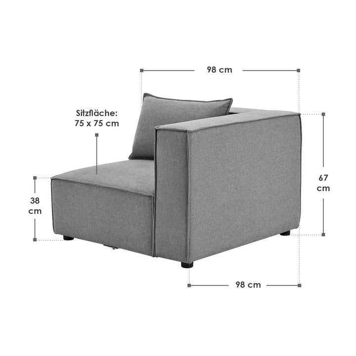 Modulares Sofa Domas - Variantenauswahl