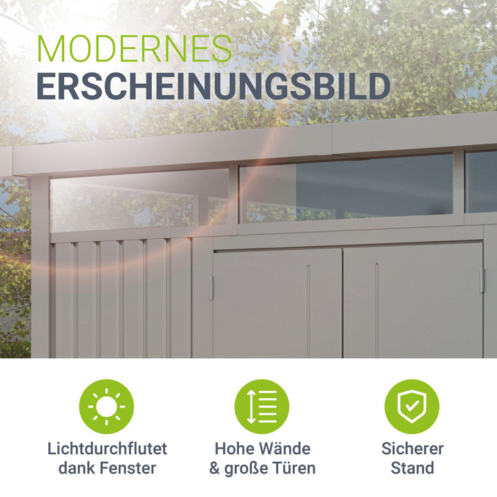Metall Gerätehaus Luzern Pro