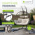 Polyrattan Doppelhängesessel Aria