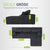 Sofa Coredo mit Cord Bezug & Dekokissen
