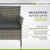 Polyrattan Sitzbank Monaco