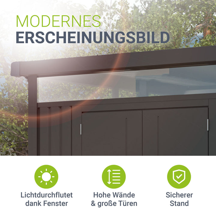 Metall Gerätehaus Luzern Pro