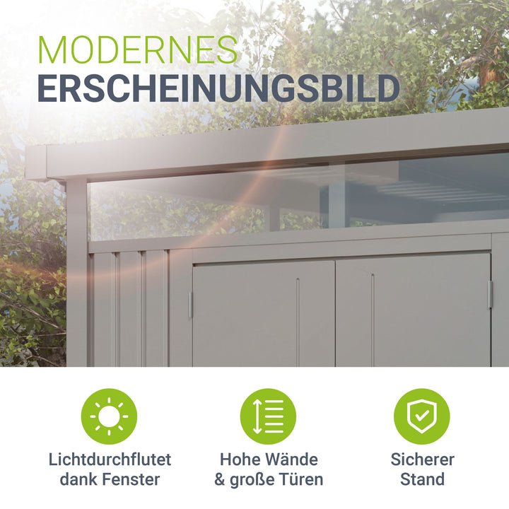 Metall Gerätehaus Luzern Pro