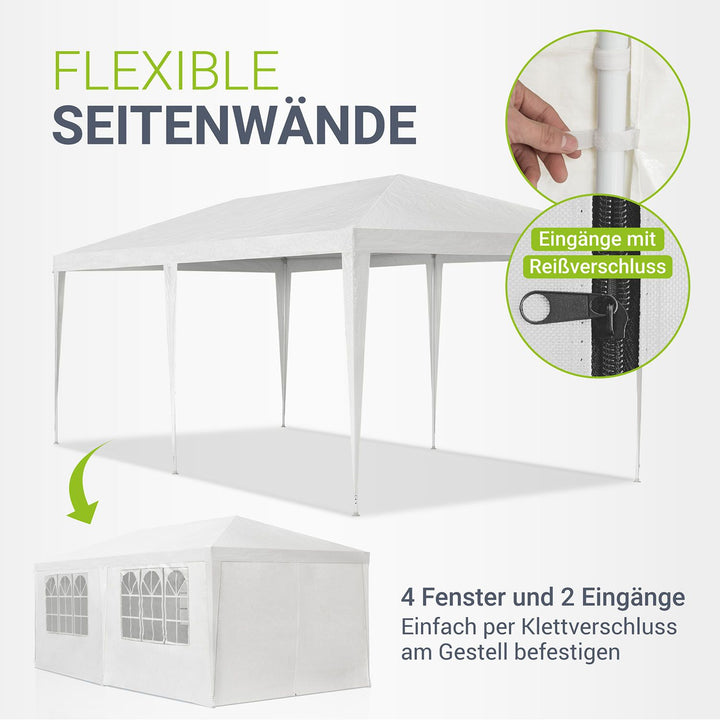 party tent 3x6 anleitung Partyzelt 3x6 m